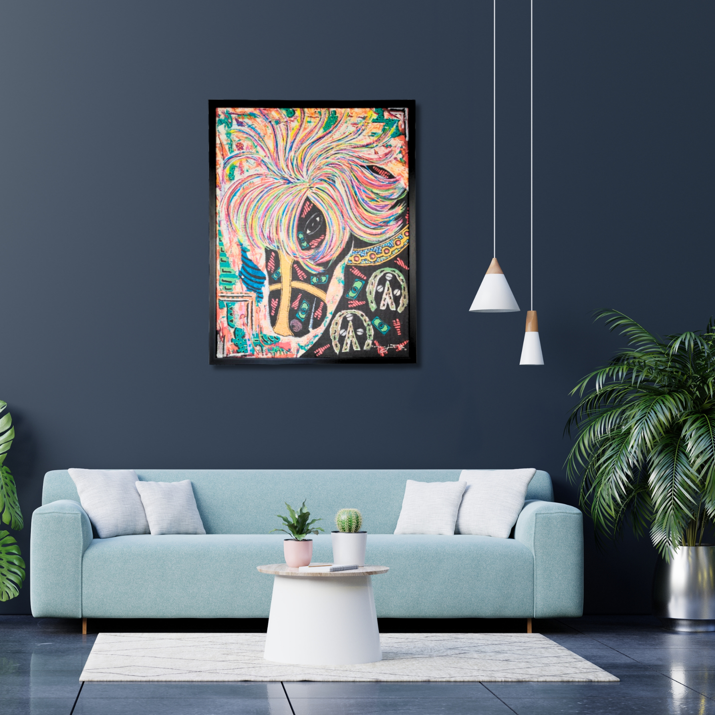 Warrior Horse(Canvas) - Canvas Print of Original Art By Navin Jathan